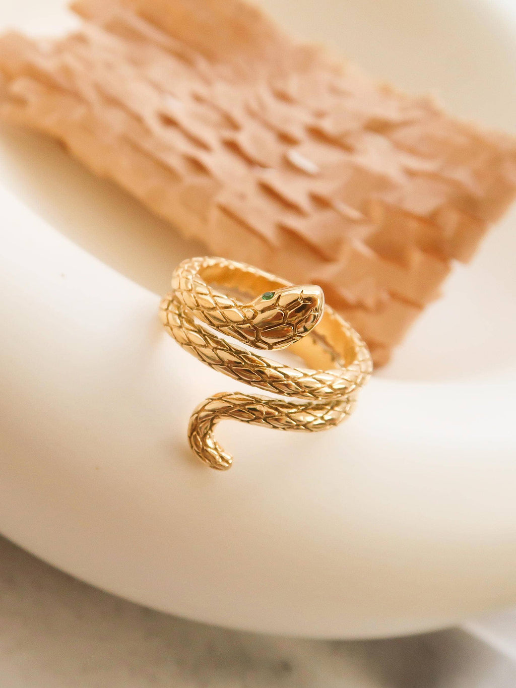 Lamia Gold Serpent Ring