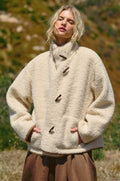 Carmel Sherpa Toggle Button Jacket