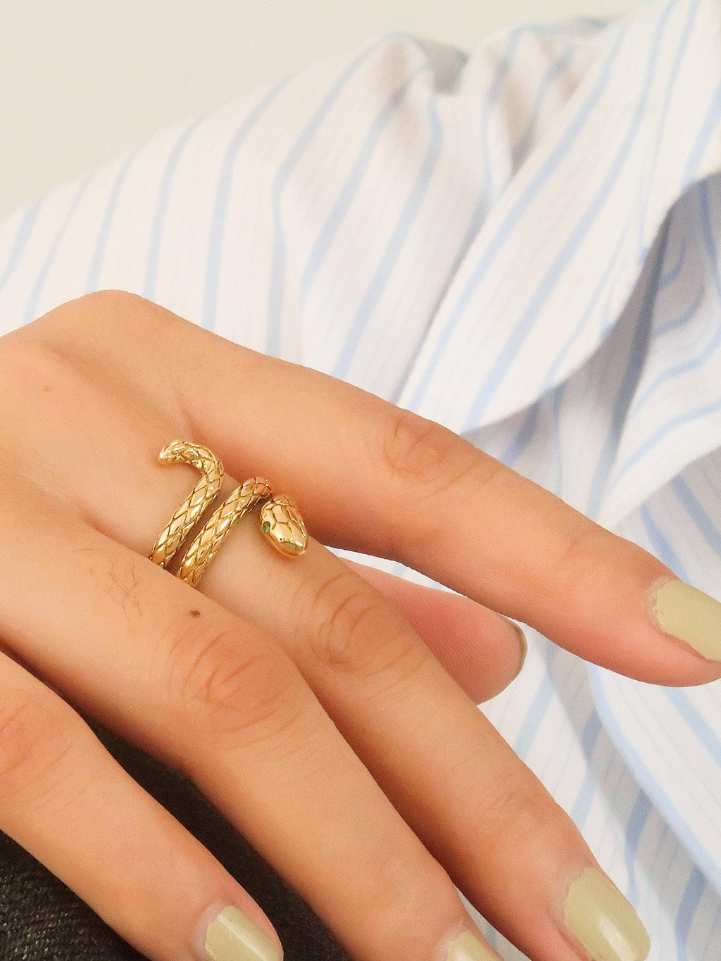Lamia Gold Serpent Ring