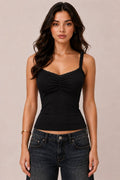 Et Voila Black Lace Cami