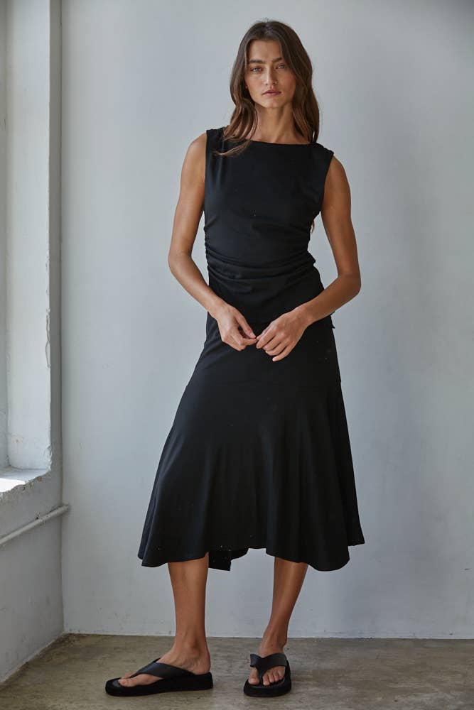 Everyday Midi Skirt: Black