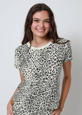 Classic Tee in Sydney Los Angeles Original Vintage Leopard Print