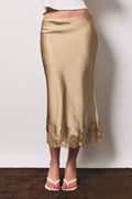 Golden Hour Satin Skirt