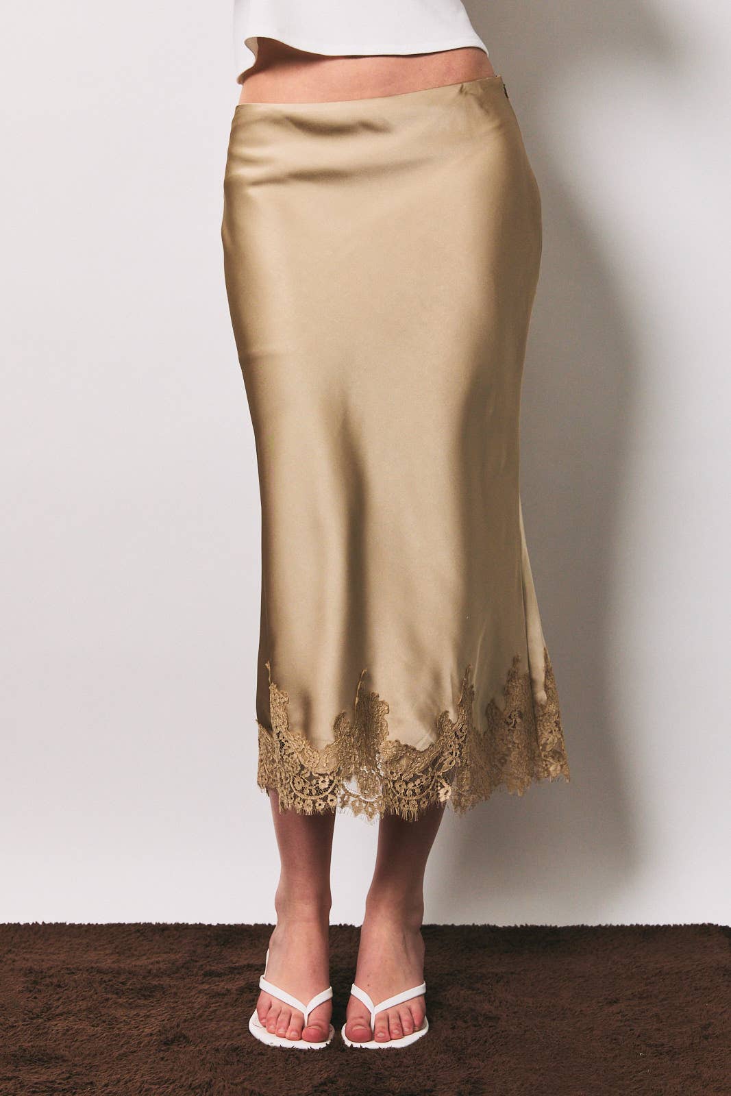 Golden Hour Satin Skirt
