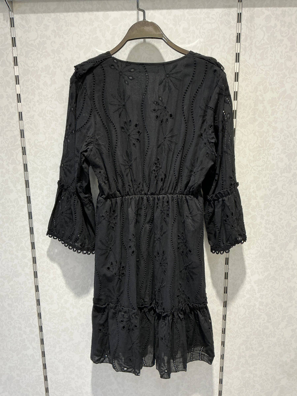 Paris Lace tunic dress: White