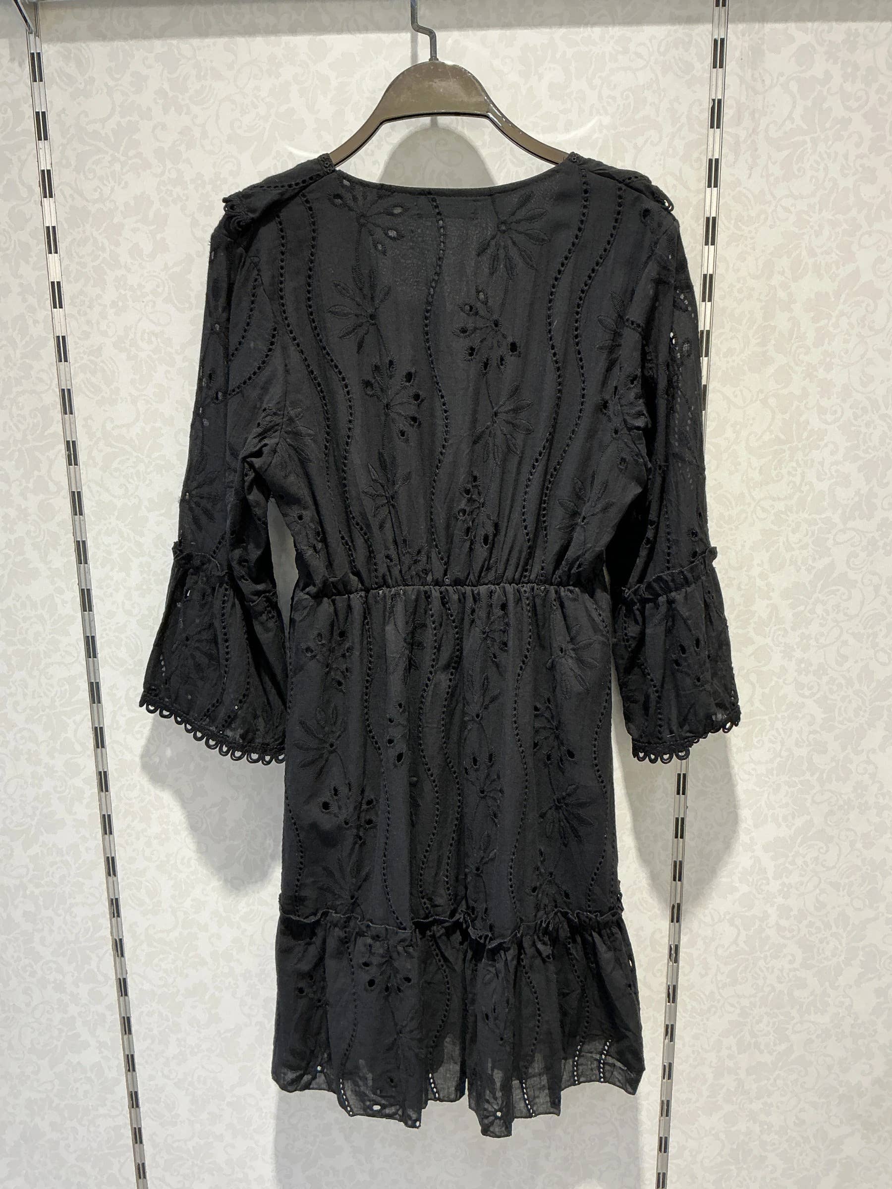 Paris Lace tunic dress: White