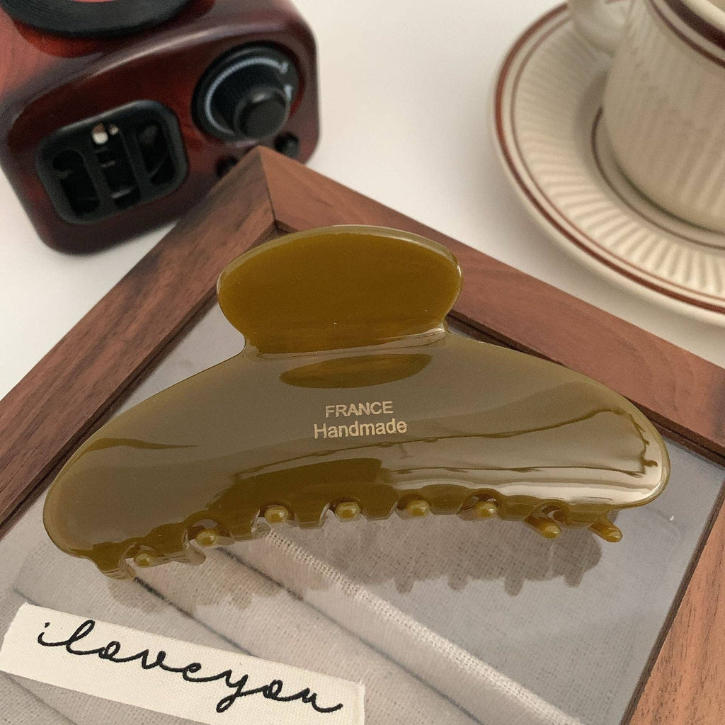 French Caramel Claw Clip