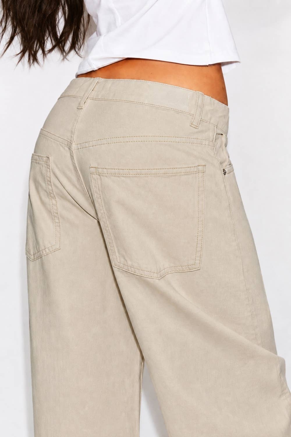 Barrel Leg Denim Jeans