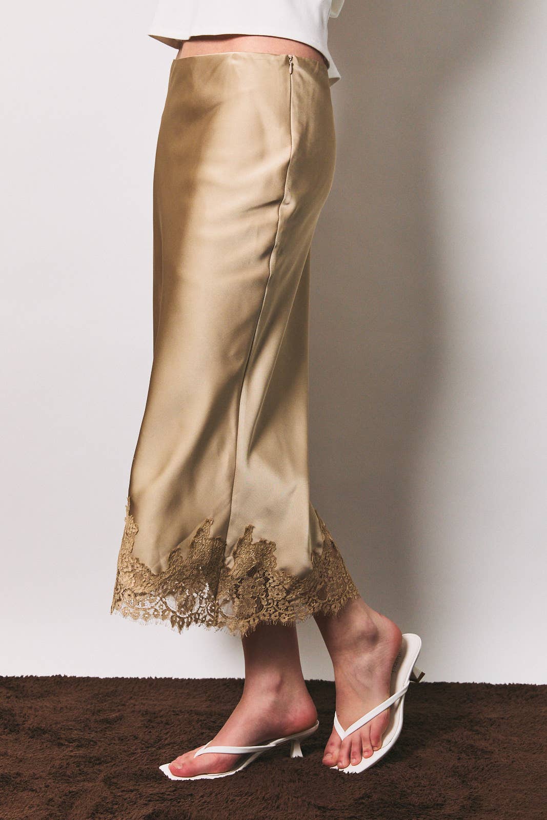 Golden Hour Satin Skirt