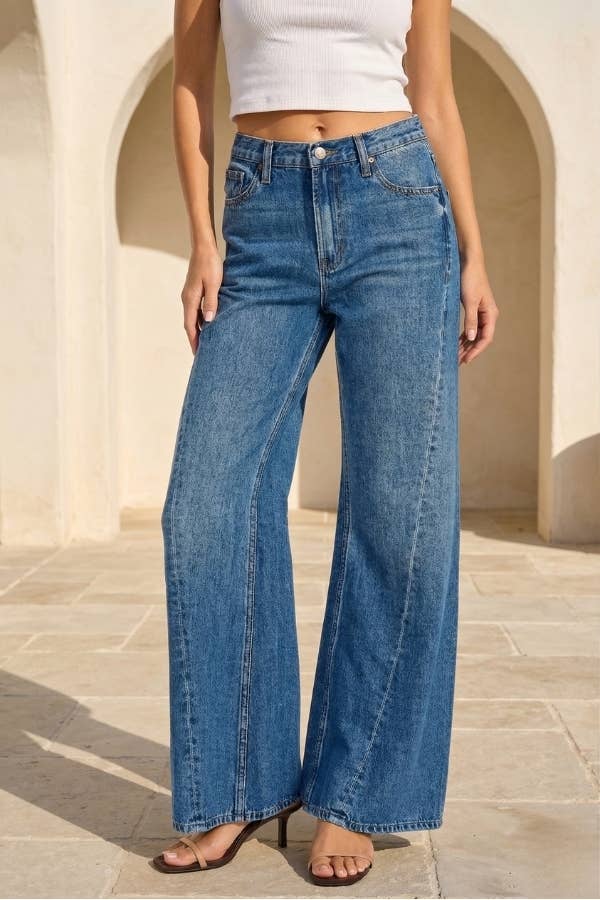 High Waist Wide Leg Jeans