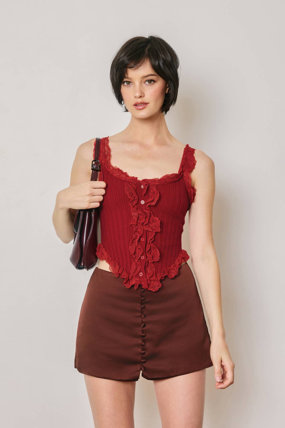 Lace Trim Libra Top