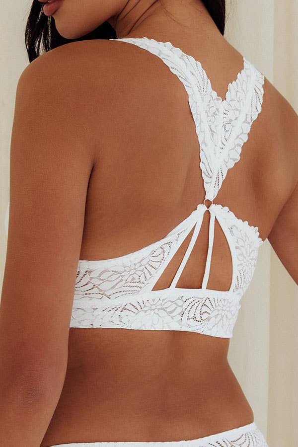 Floral Lace Wire-free Comfort Bralette
