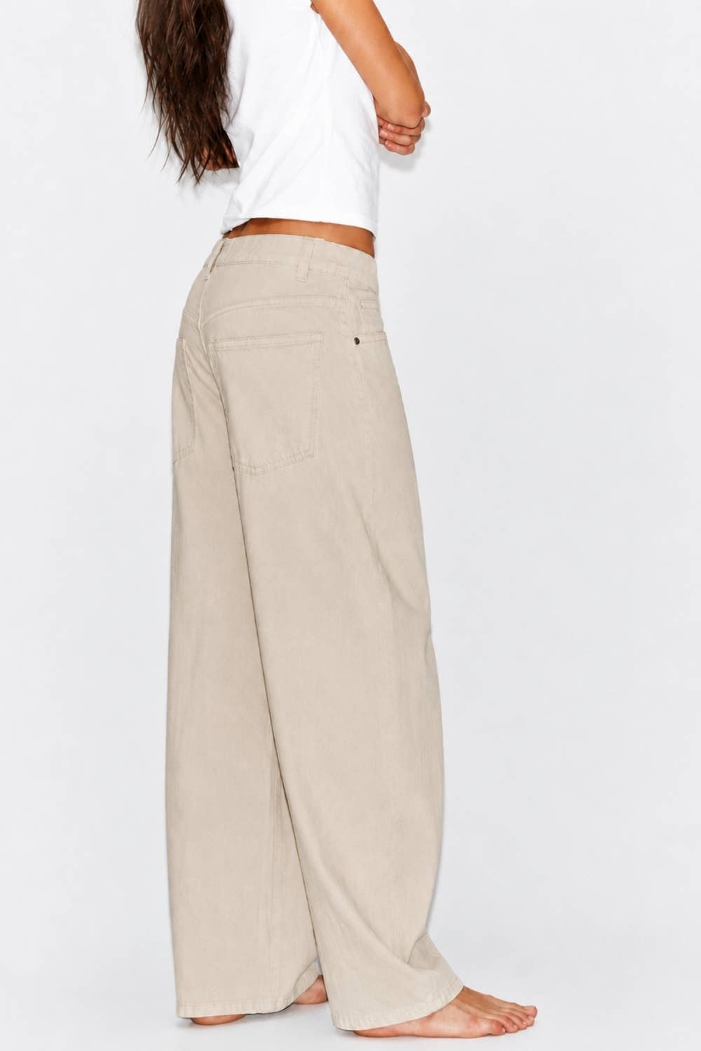 Barrel Leg Denim Jeans