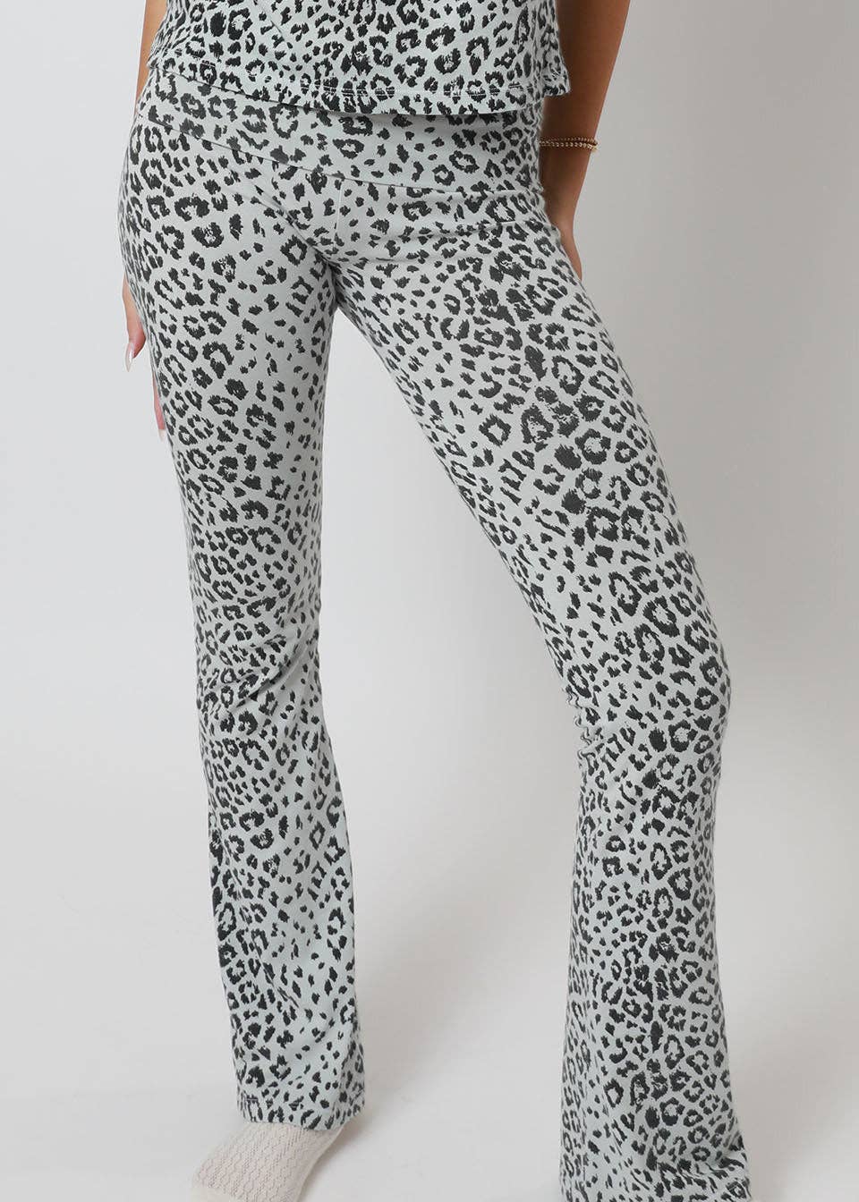 3rd Street Pant in Sydney Los Angeles Original Vintage Leopard Print
