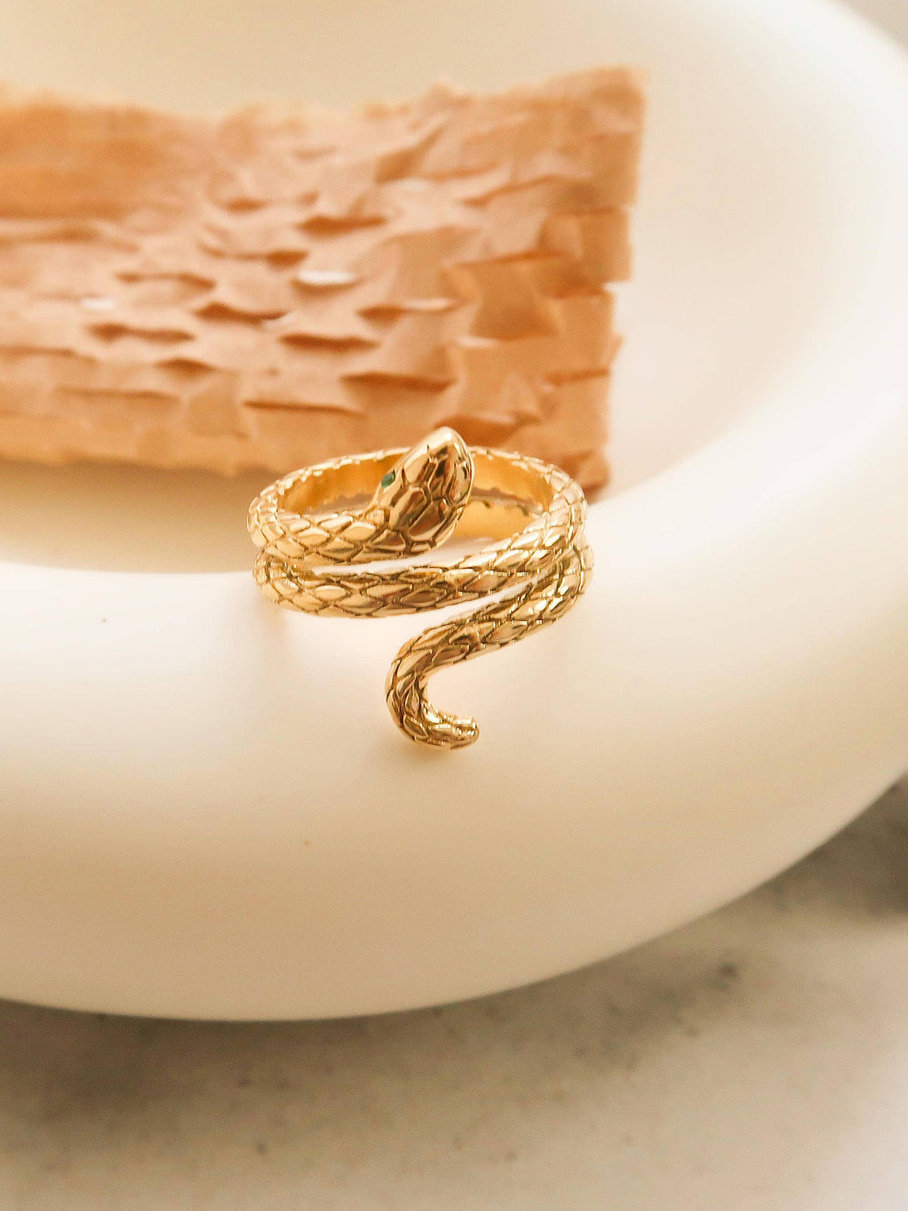 Lamia Gold Serpent Ring