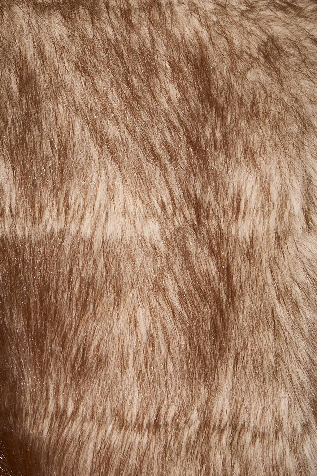 RIBBED HEM FAUX FUR JACKET