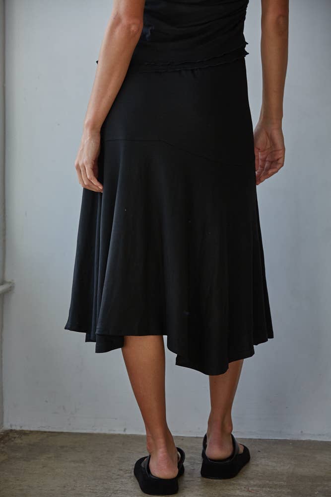 Everyday Midi Skirt: Black