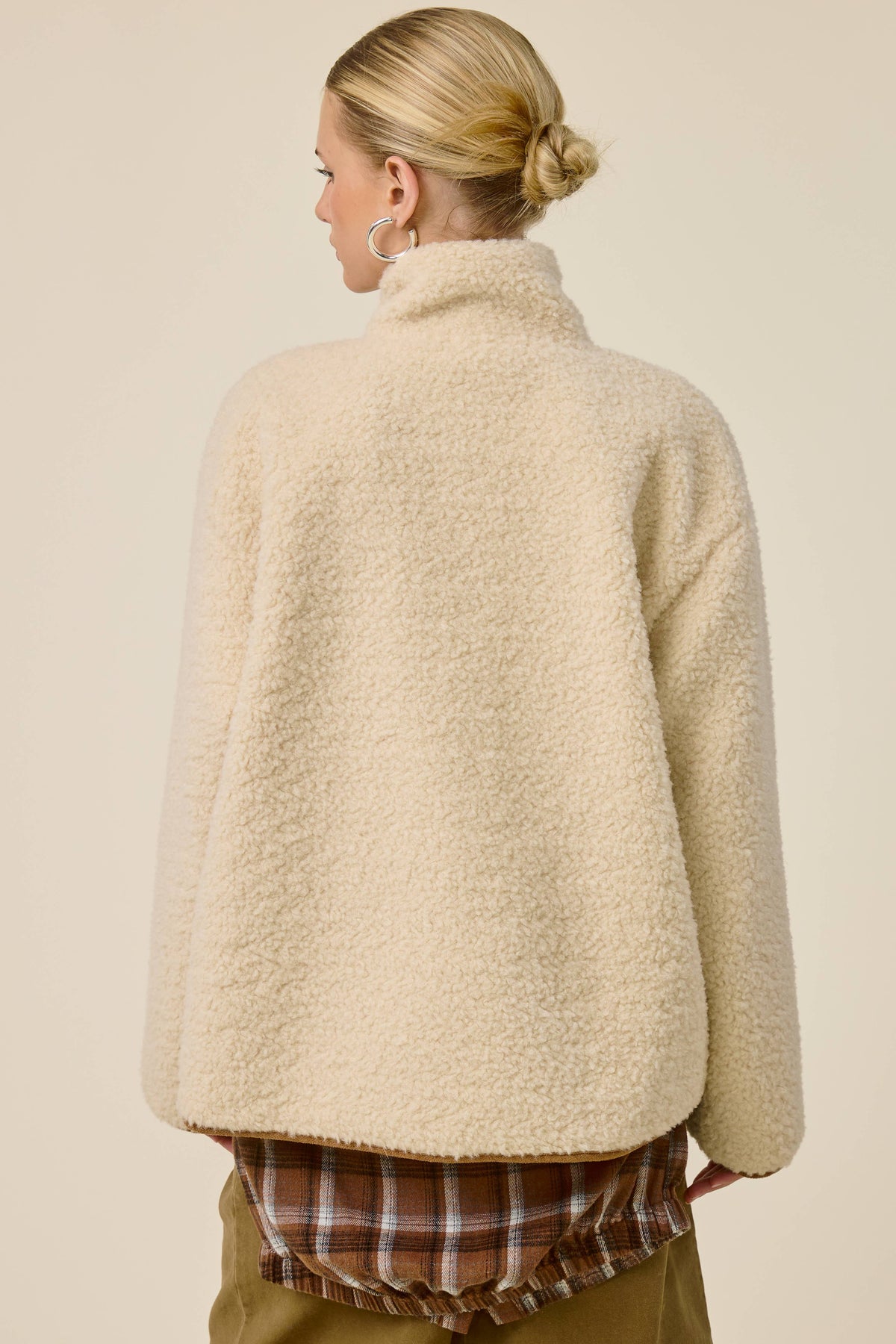 Carmel Sherpa Toggle Button Jacket