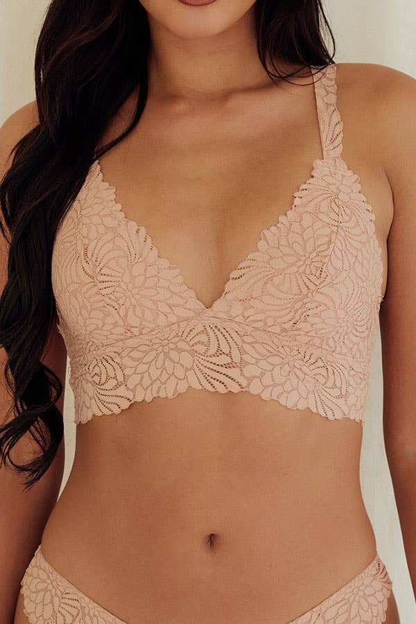 Floral Lace Wire-free Comfort Bralette