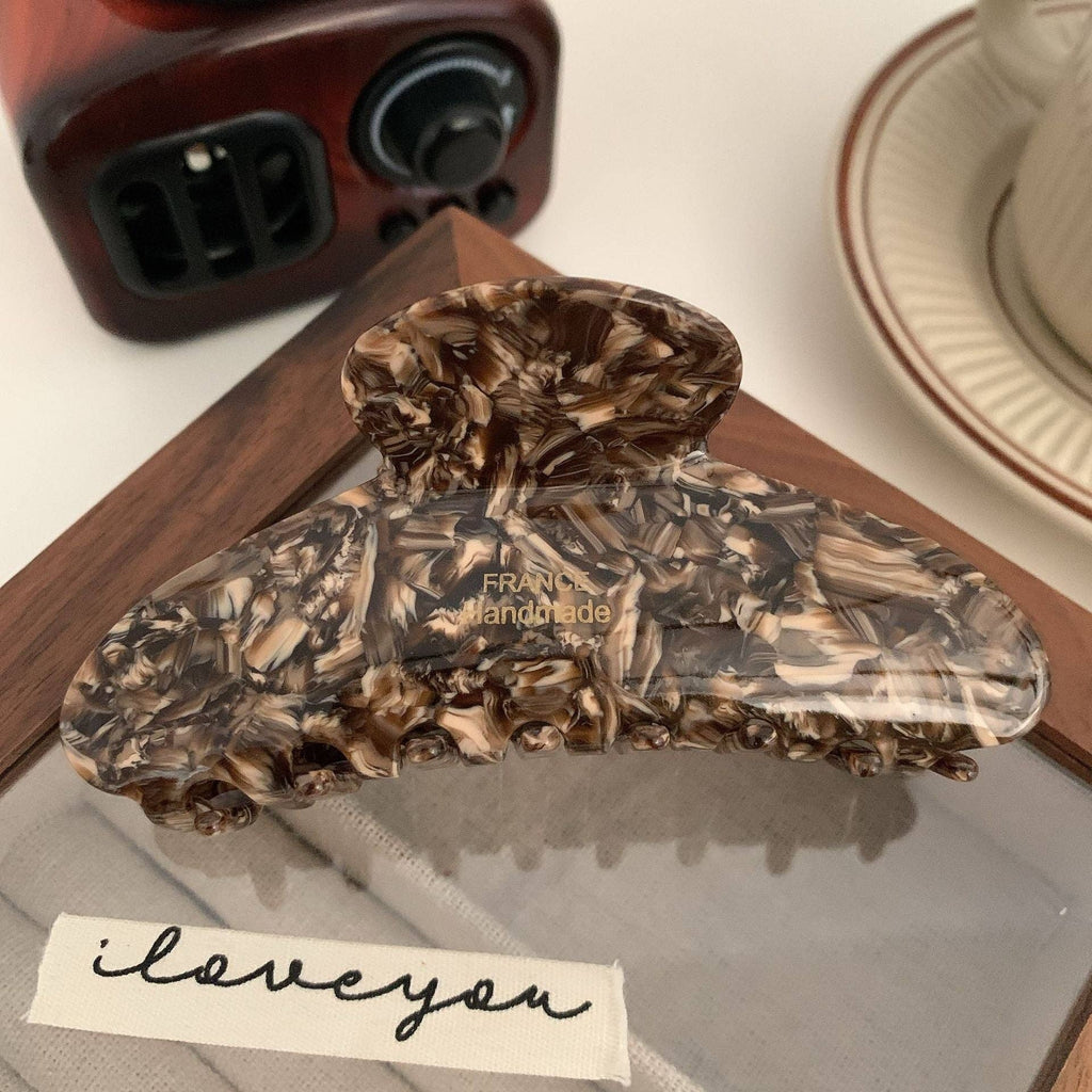 French Caramel Claw Clip
